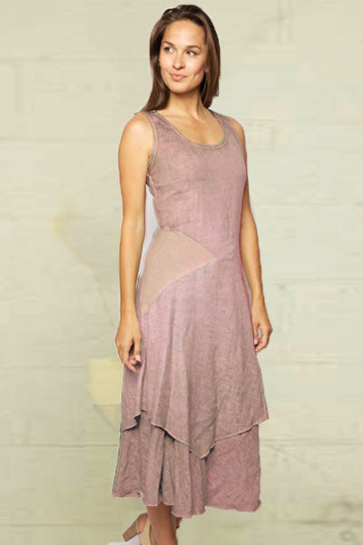 Inizio Linen Dress sleeveless - Flutter