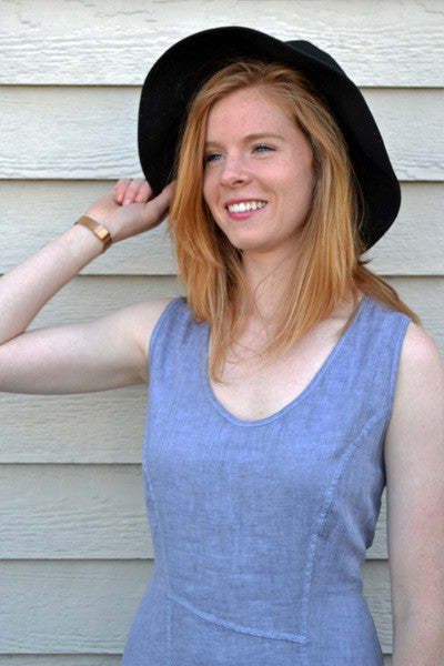 Inizio Linen Dress - Denim