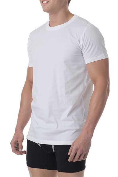Men's Organic Cotton Undershirt - Crew Neck (2-pack)