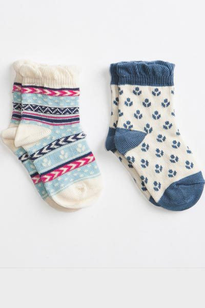 Organic Cotton Socks Two-Pack Harvest
