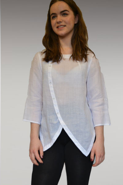 Pointed Hem Tee