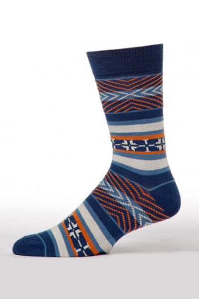 Men's Fair Isle Crew Sock