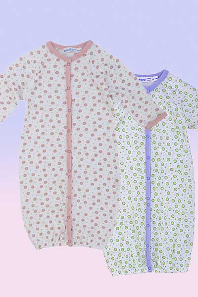 Newborn Organic Convertible Romper - multi purpose