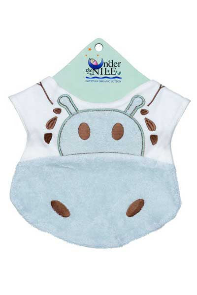 Organic Baby Bib - Giraffe