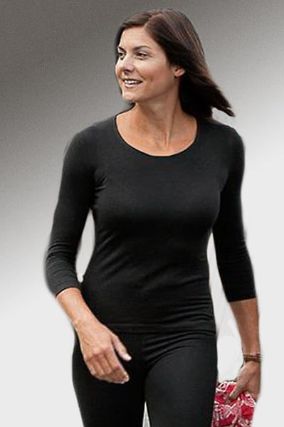 Organic Cotton Scoop Blouse