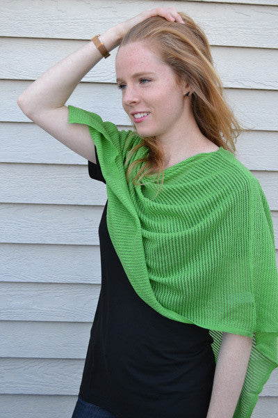 Organic Cotton Poncho - Sophie