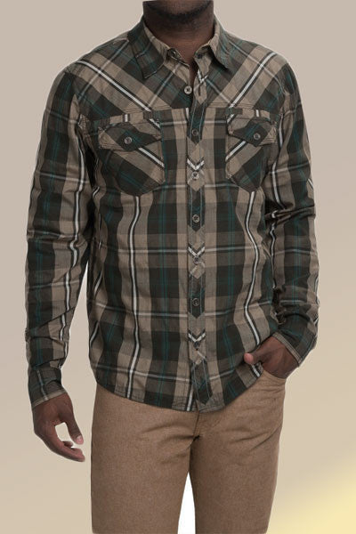 Men's Organic Cotton Shirt - plaid