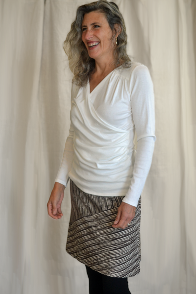 Organic Skirt - Striped