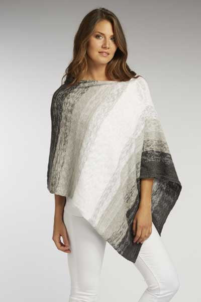 Organic Poncho - Ombre