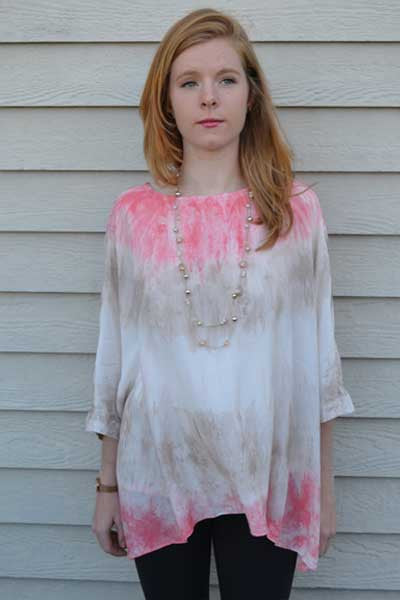 Women's Silk Top with Sparkle