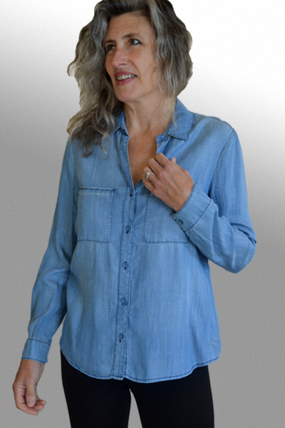 Women's Tencel Shirt - denim