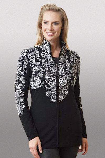 Icelandic Wool Sweater Jacket- Angelique